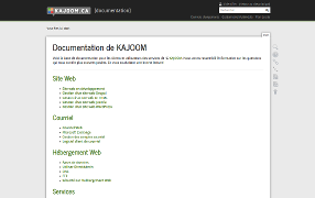 La documentation de KAJOOM.